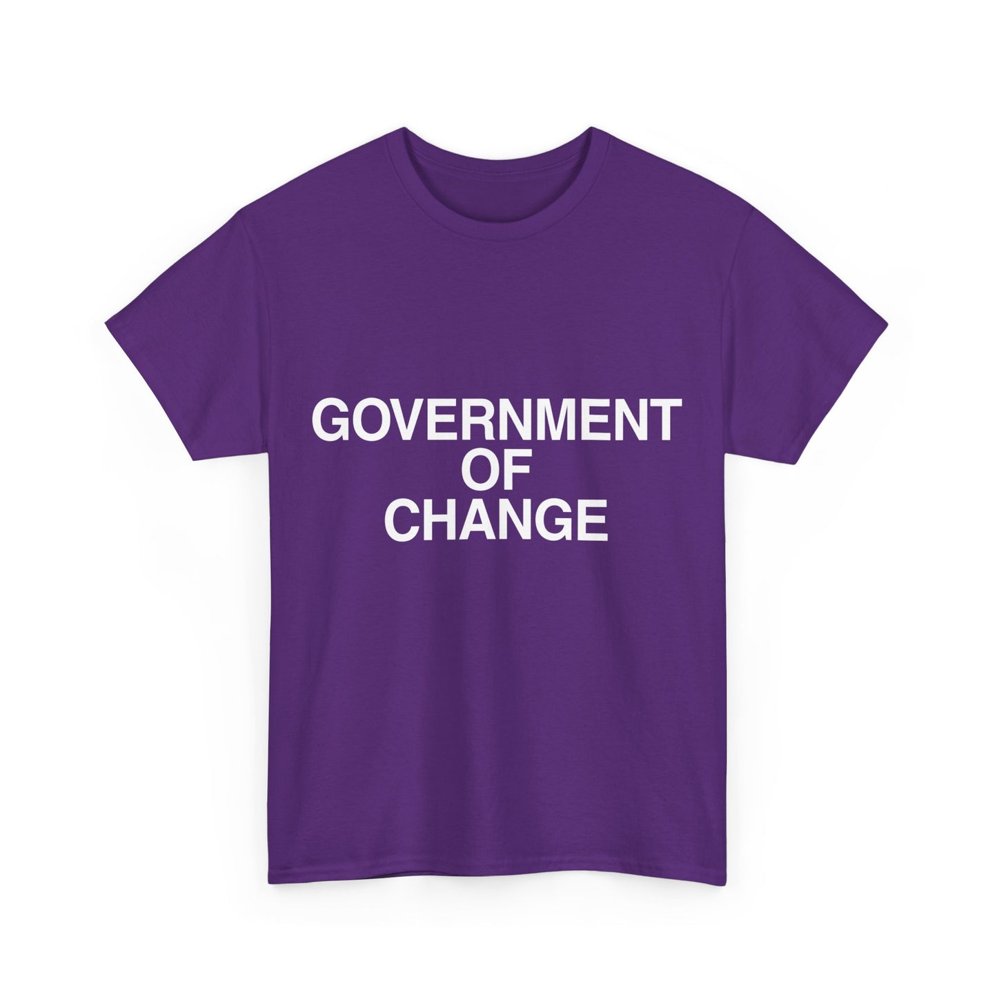 Government of Change Italy Unisex Graphic T-Shirt, Sizes S-5XL