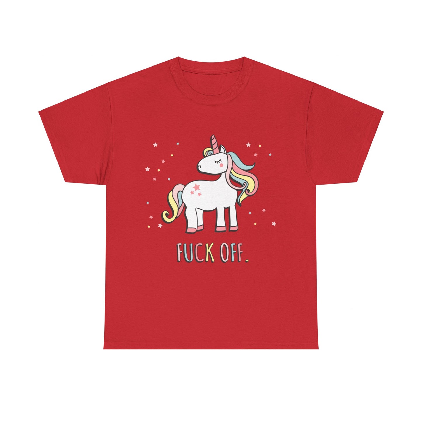 Fuck Off Unicorn T Shirt Unisex Graphic T-Shirt, Sizes S-5XL