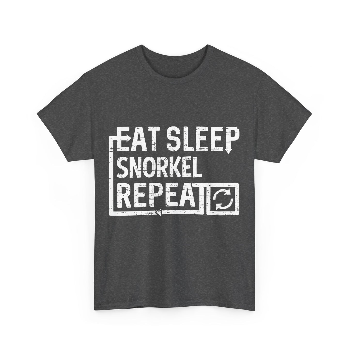 Eat Sleep Snorkel Unisex Graphic T-Shirt, Sizes S-5XL