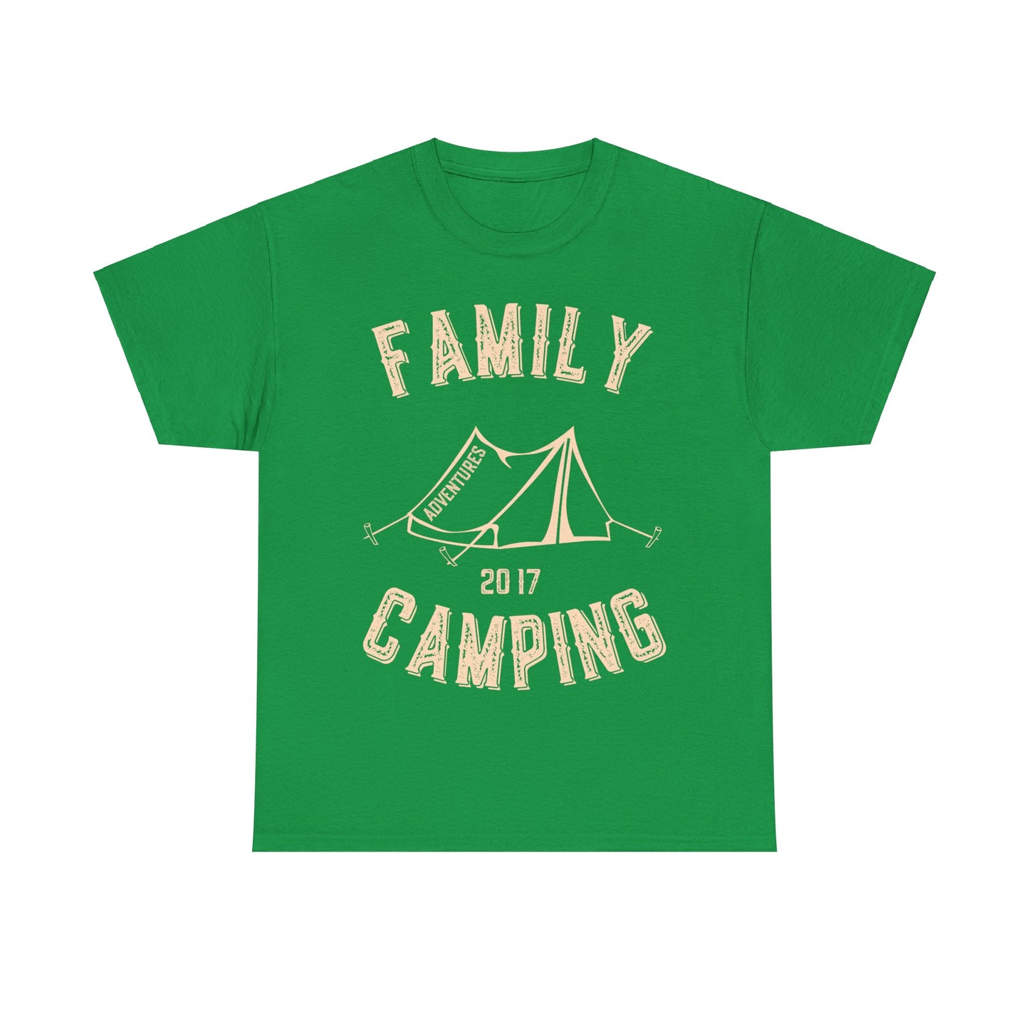 Family Camping Adventures 2017 Unisex Graphic T-Shirt, Sizes S-5XL