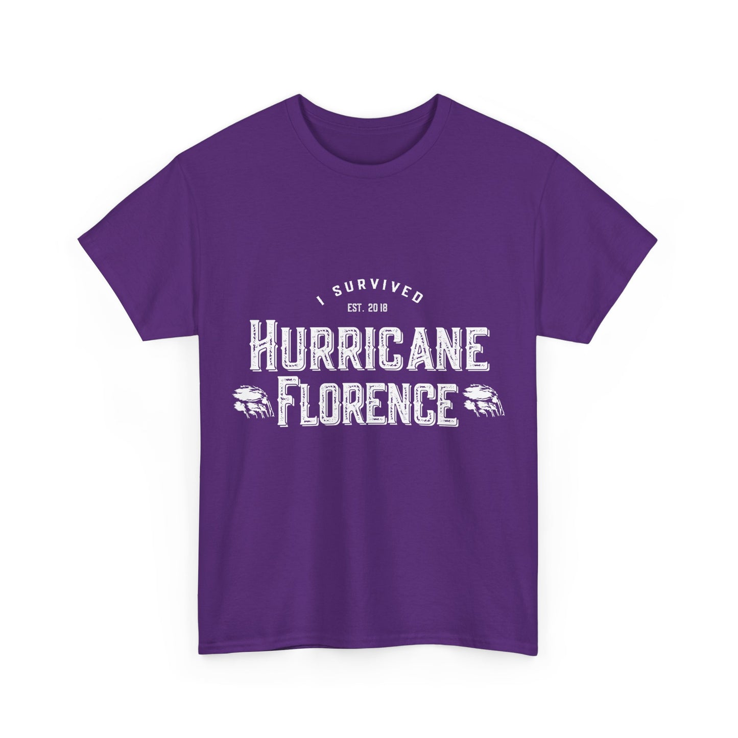 I Survived Hurricane Florence 2018 Unisex Graphic T-Shirt, Sizes S-5XL