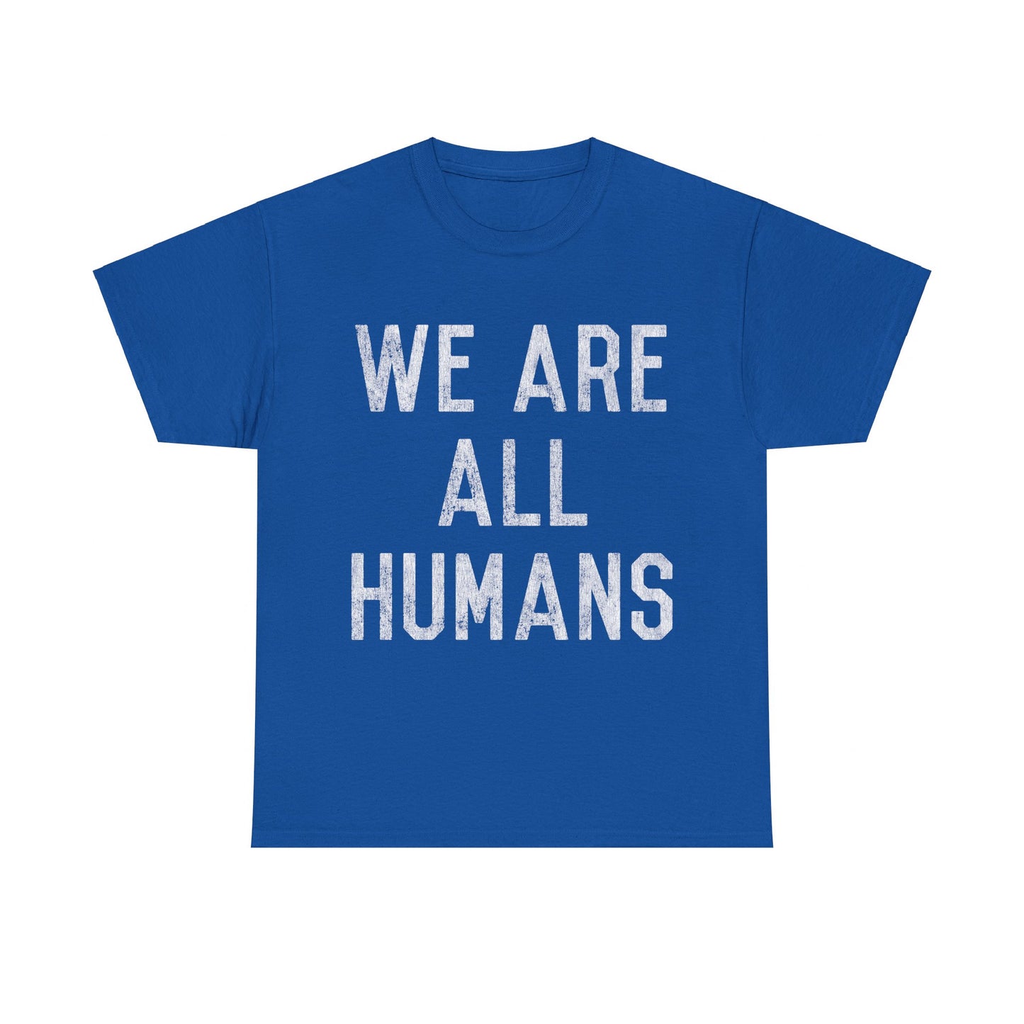 Retro We Are All Humans Unisex Graphic T-Shirt, Sizes S-5XL