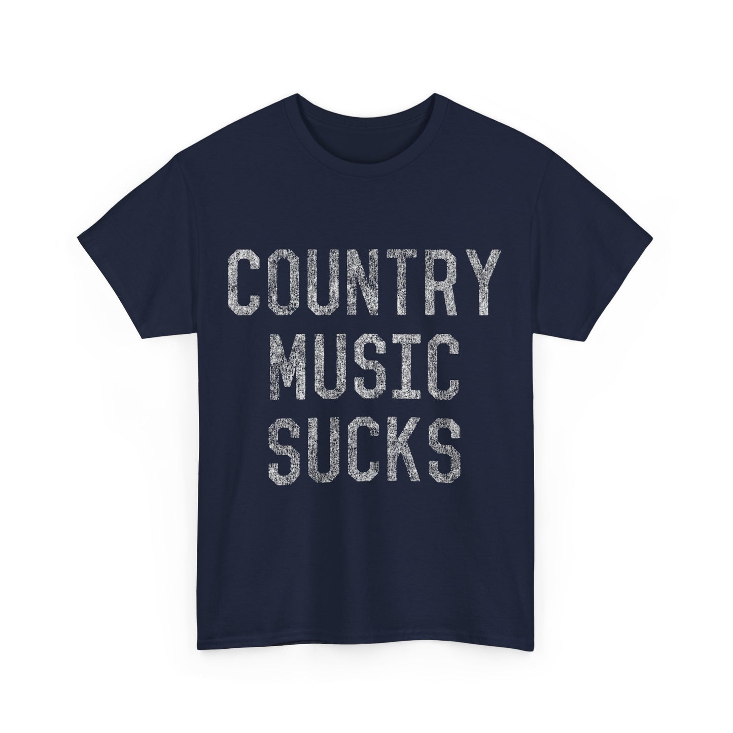 Retro Country Music Sucks Unisex Graphic T-Shirt, Sizes S-5XL