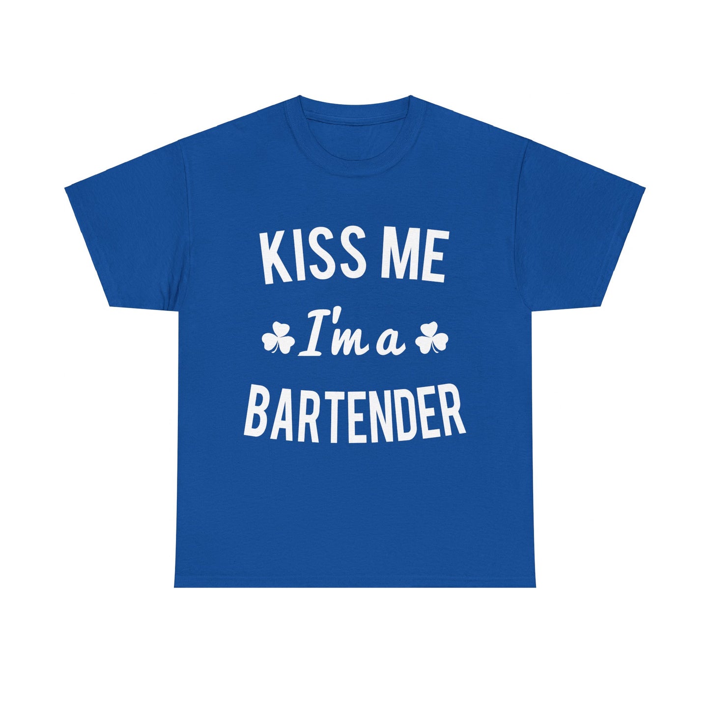 Kiss Me I'm A Bartender Unisex Graphic T-Shirt, Sizes S-5XL