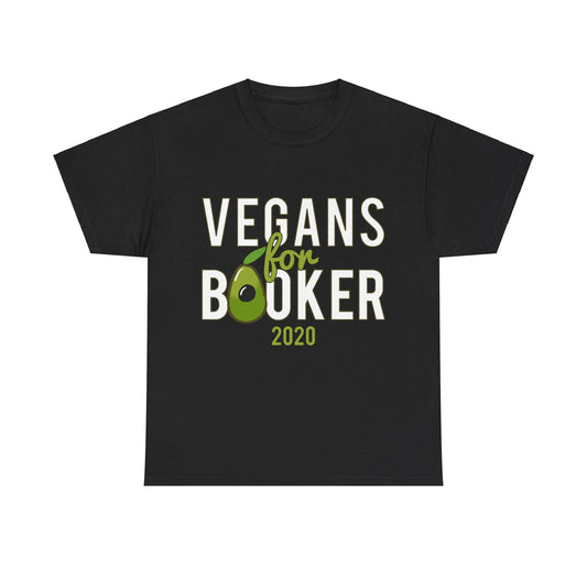 Vegans For Corey Booker 2020 Unisex Graphic T-Shirt, Sizes S-5XL