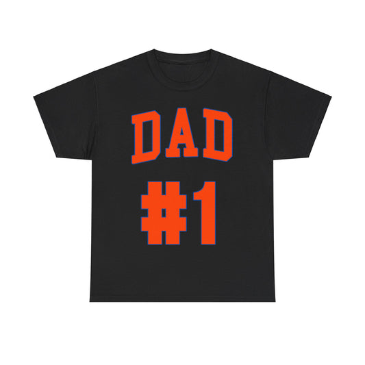 #1 dad Unisex Graphic T-Shirt, Sizes S-5XL