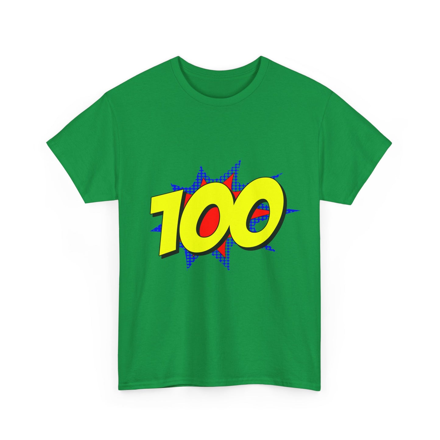 Superhero 100 Years Old Birthday Unisex Graphic T-Shirt, Sizes S-5XL