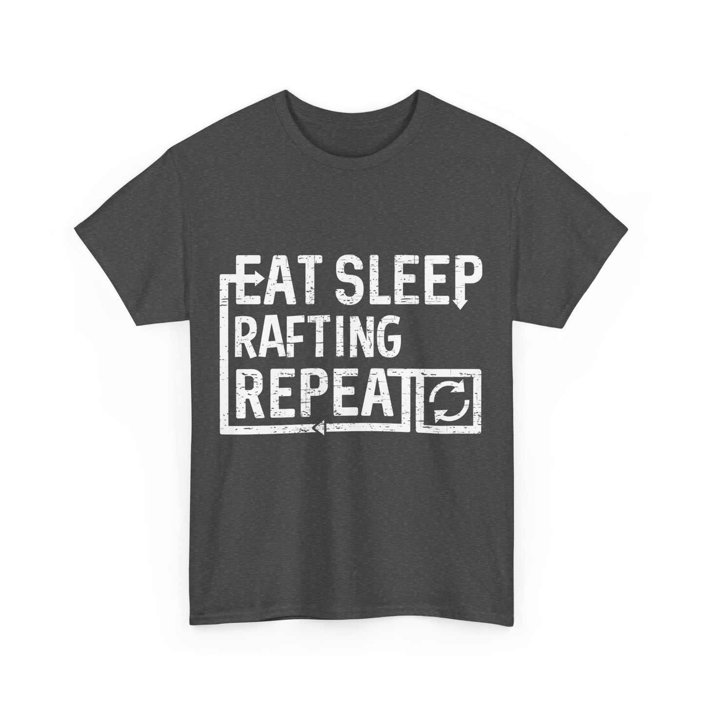 Eat Sleep Rafting Unisex Graphic T-Shirt, Sizes S-5XL