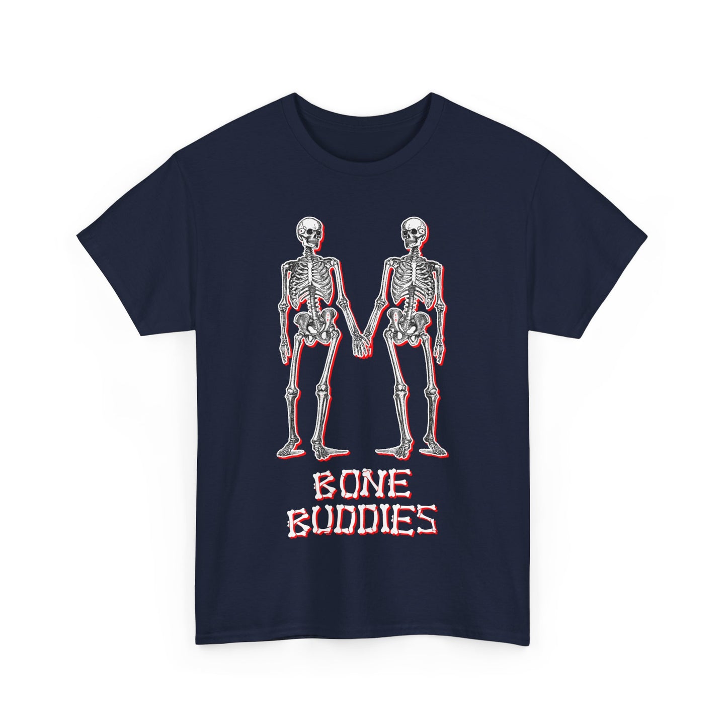 Bone Buddies Funny Skeleton Unisex Graphic T-Shirt, Sizes S-5XL