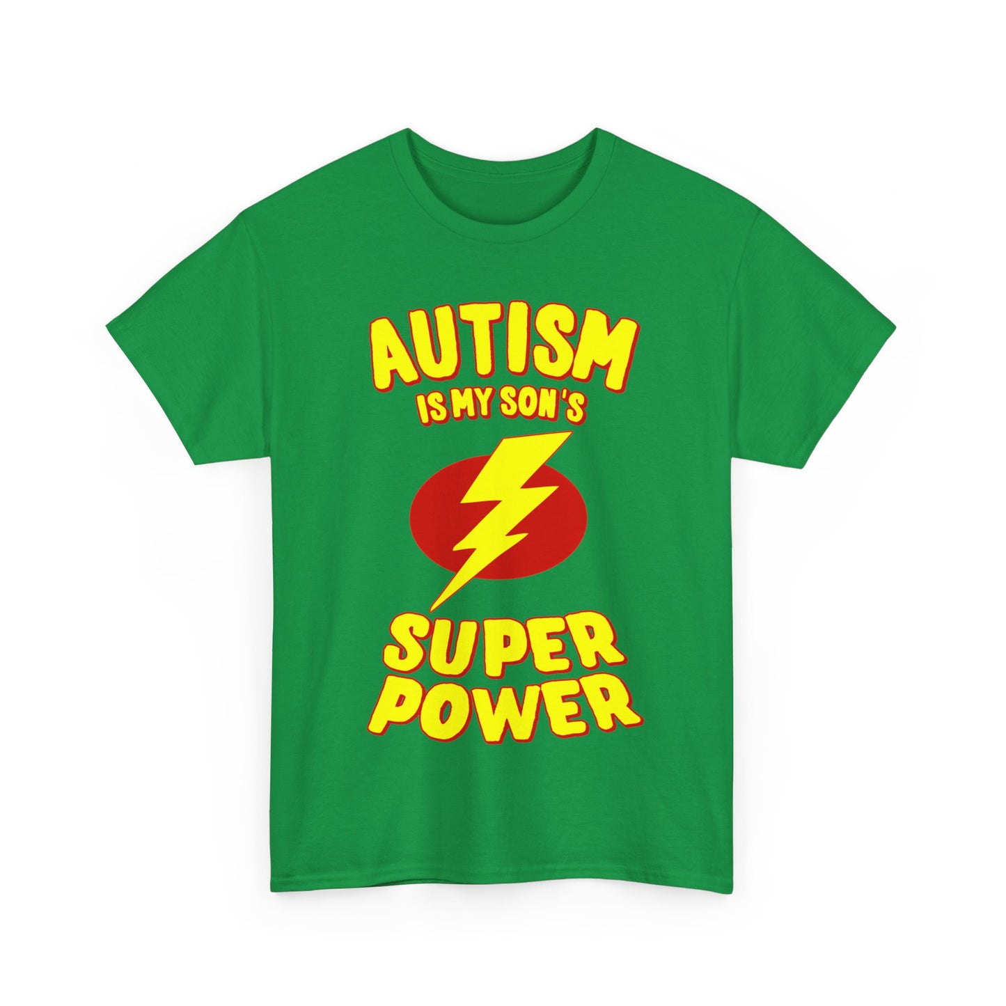 Autism Is My Son's Super Power Unisex Graphic T-Shirt, Sizes S-5XL