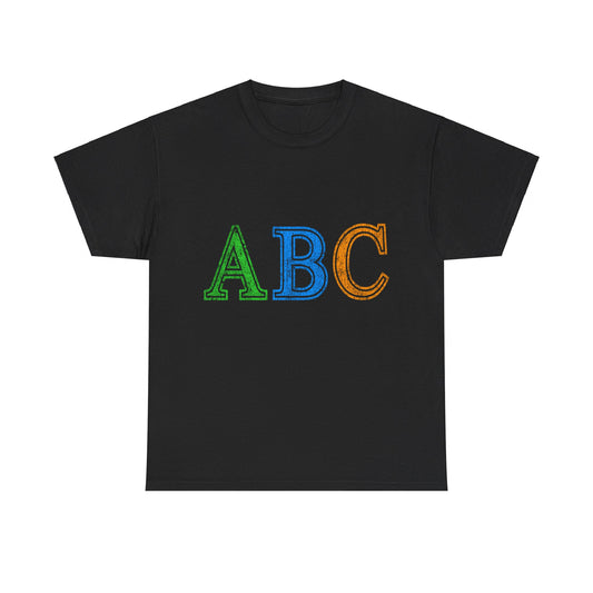 ABC Retro Unisex Graphic T-Shirt, Sizes S-5XL