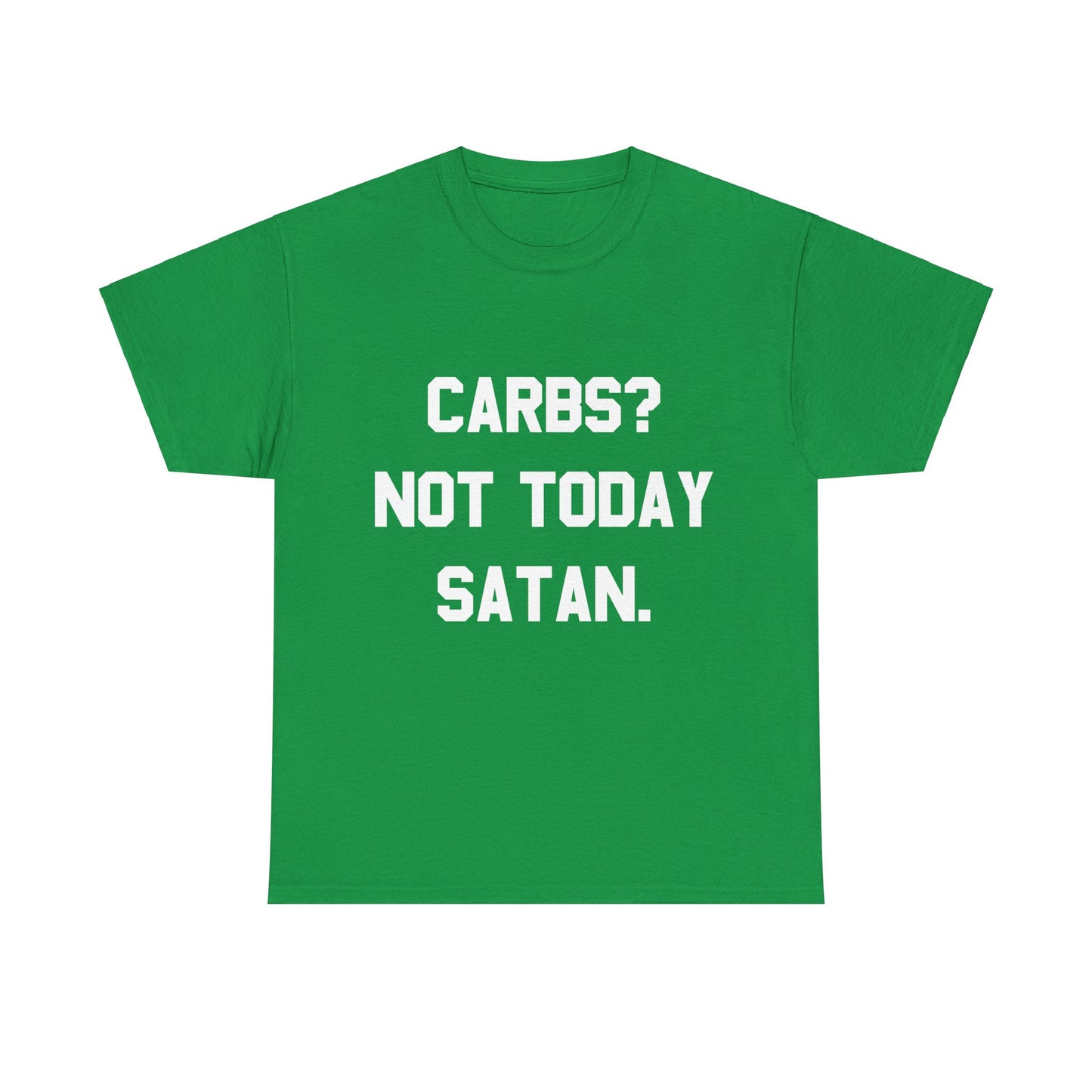 Carbs Not Today Satan Unisex Graphic T-Shirt, Sizes S-5XL