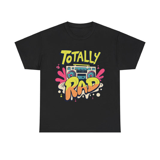 Totally Rad Retro 80s Boombox Unisex Graphic T-Shirt, Sizes S-5XL