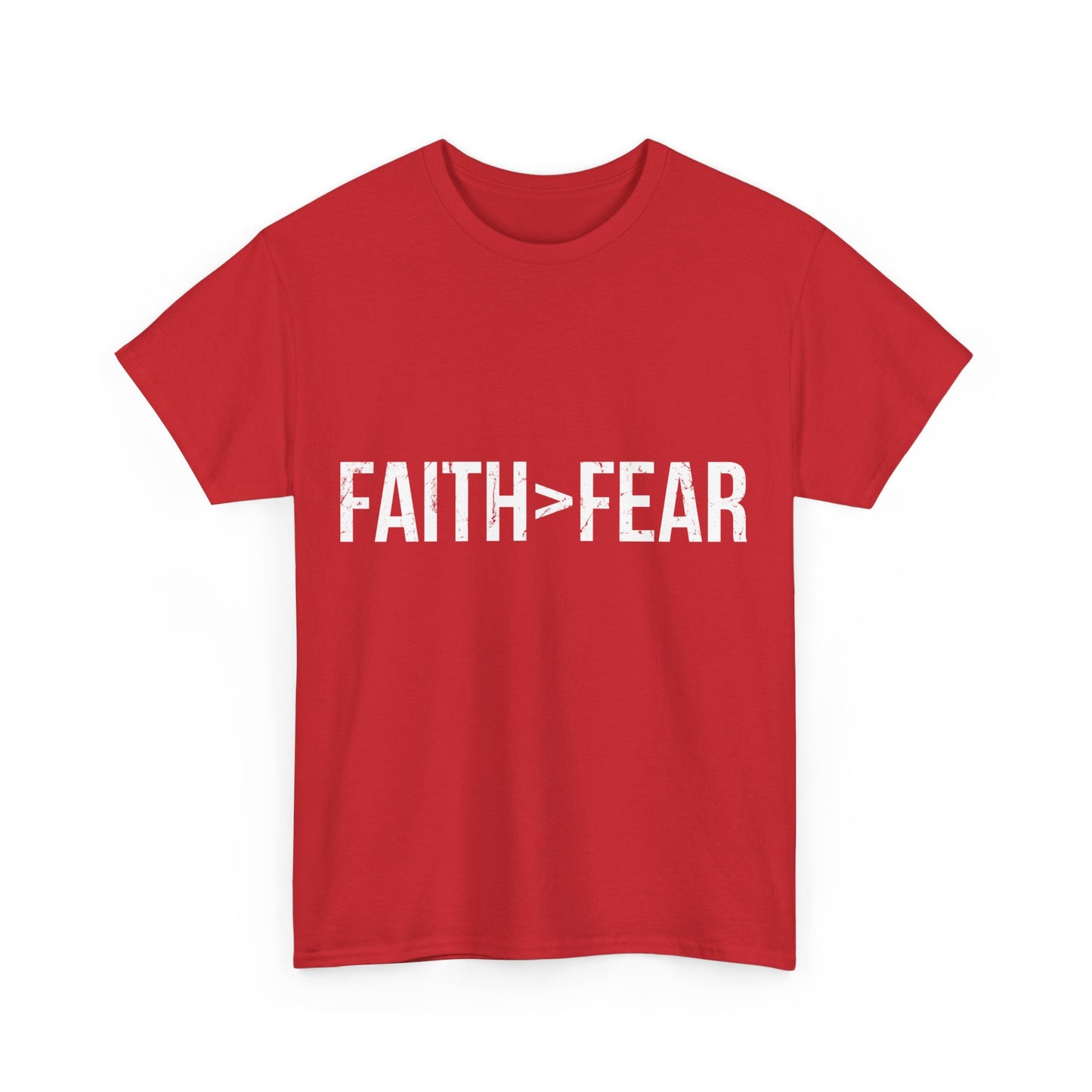 Faith Greater Than Fear Unisex Graphic T-Shirt, Sizes S-5XL