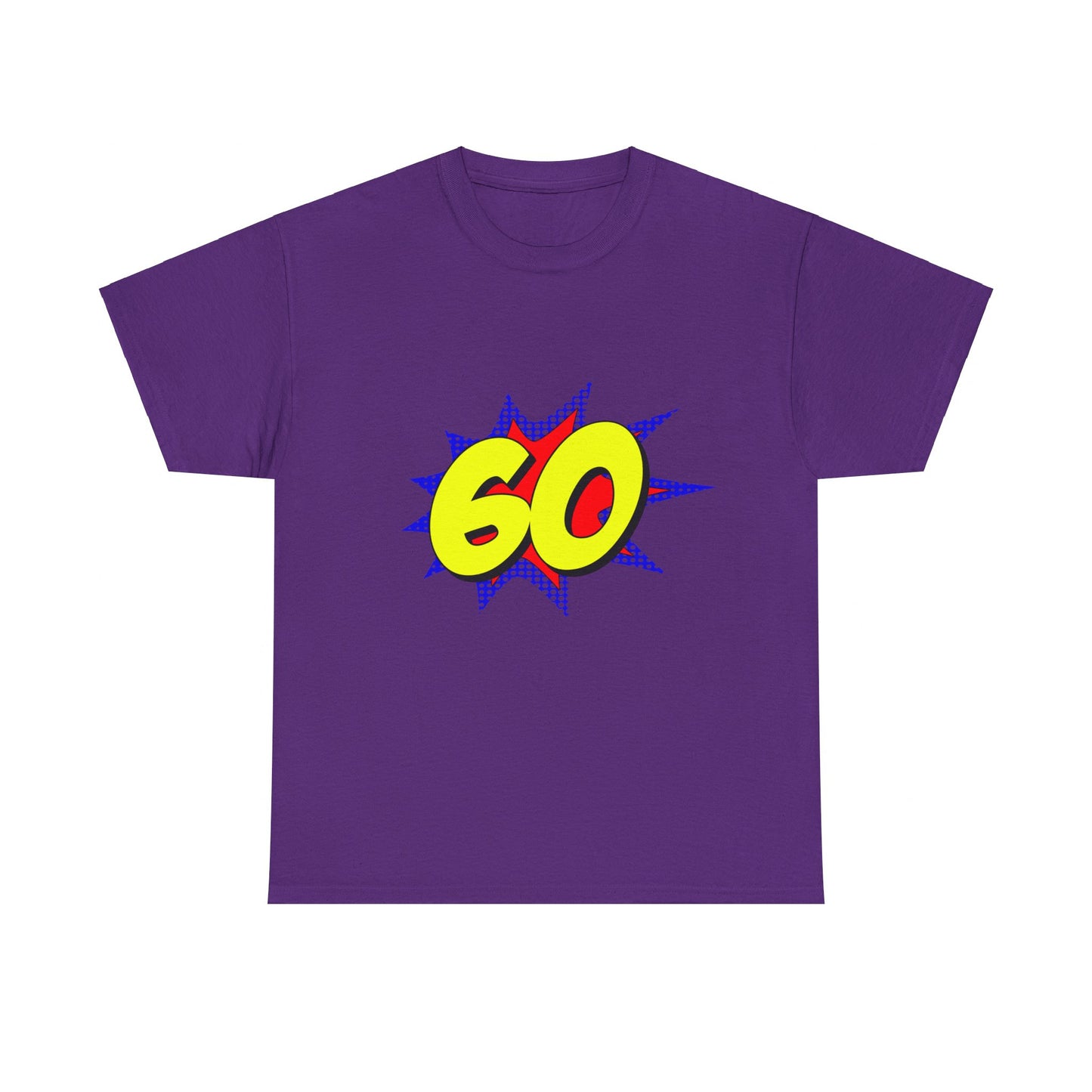 Superhero 60 Years Old Birthday Unisex Graphic T-Shirt, Sizes S-5XL