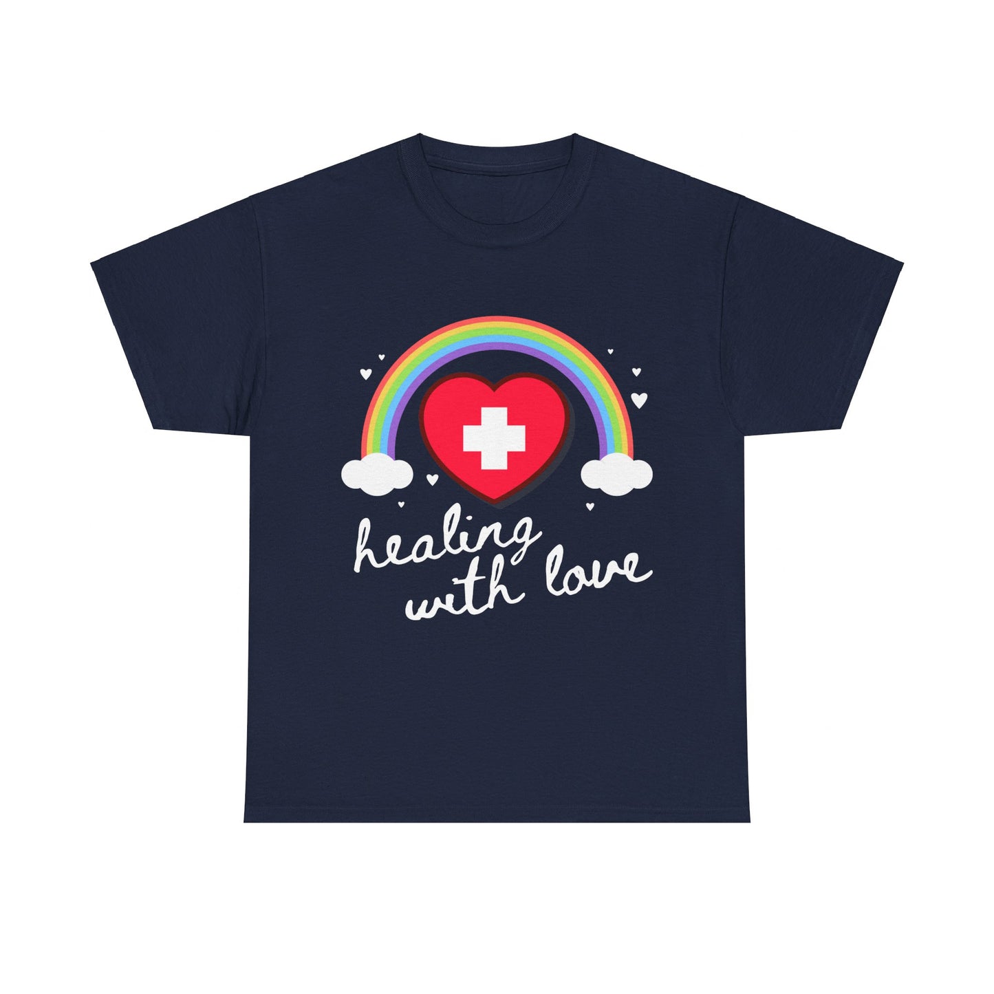 Nurse Healing With Love Unisex Graphic T-Shirt, Sizes S-5XL