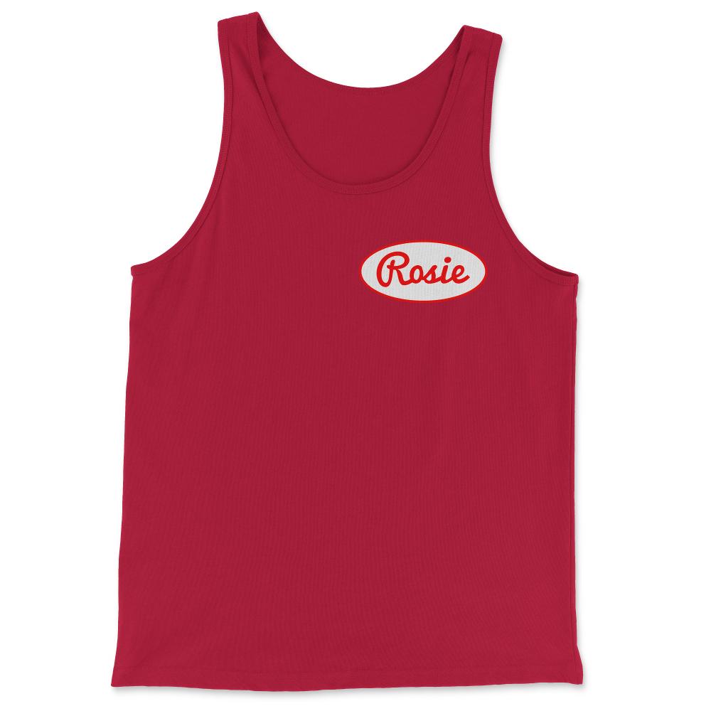 Rosie The Riveter Costume Front - Tank Top - Red