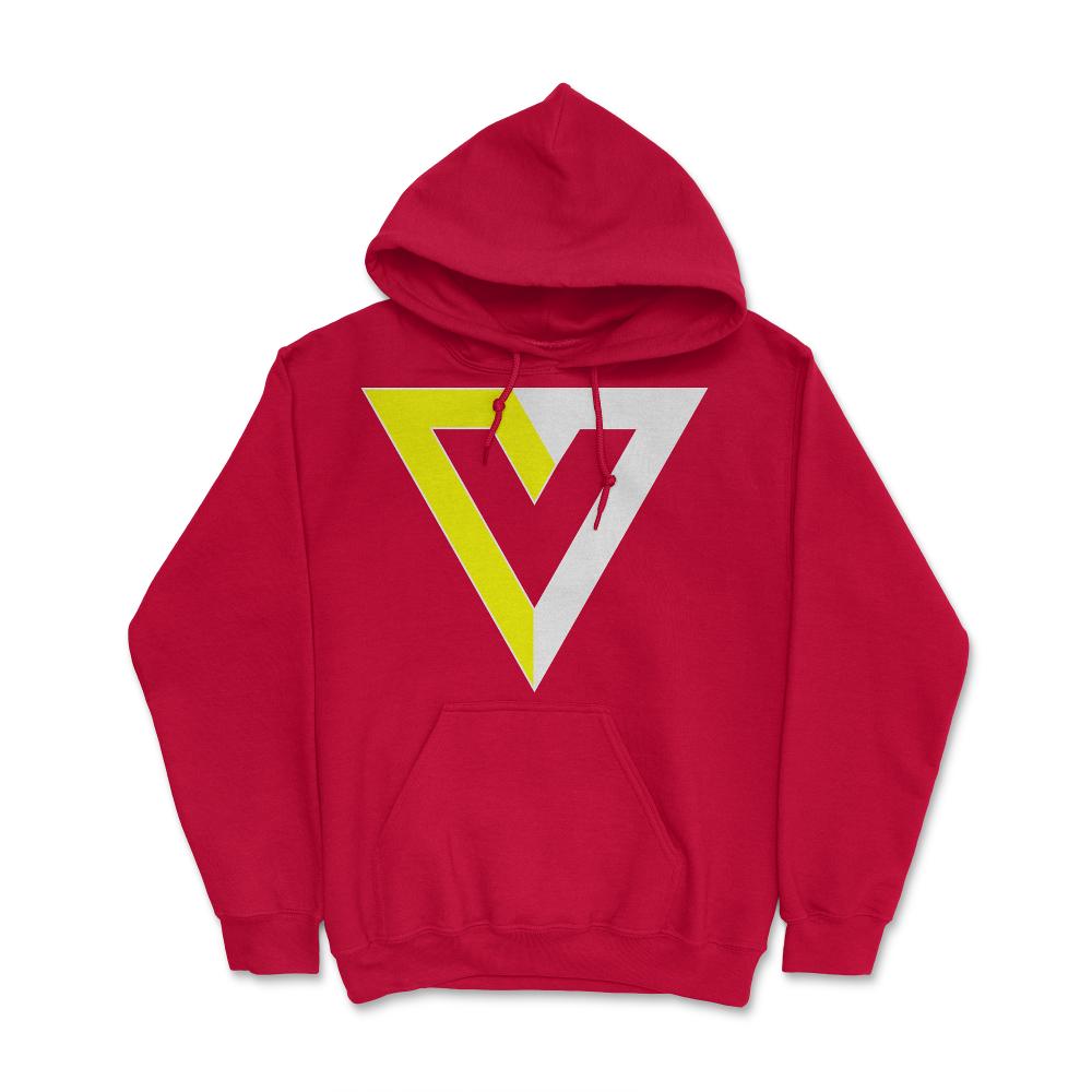 V Is For Voluntary AnCap Anarcho-Capitalism - Hoodie - Red