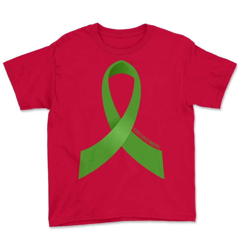 Kidney Cancer Awareness - Youth Tee - Red