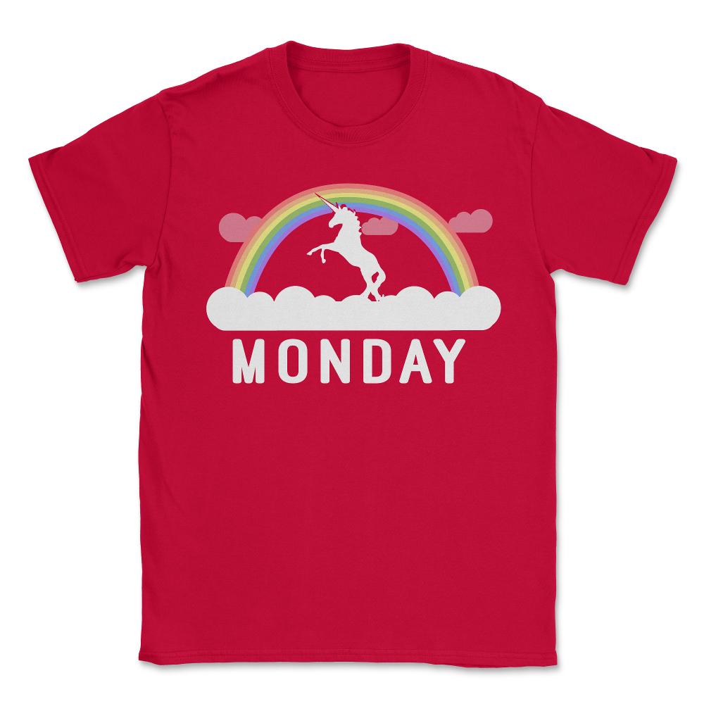 Monday - Unisex T-Shirt - Red