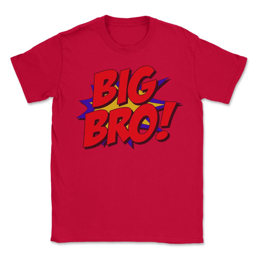 Superhero Big Bro - Unisex T-Shirt - Red