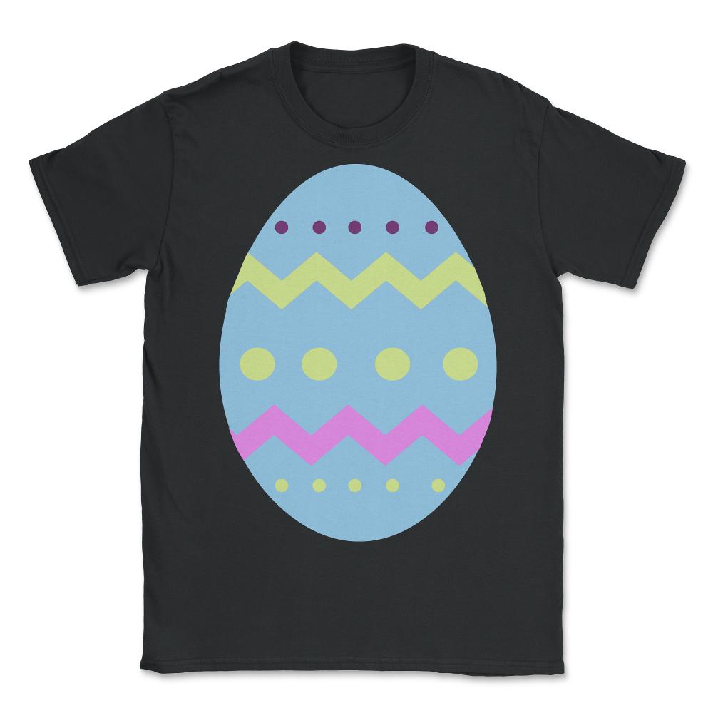 Blue Easter Egg - Unisex T-Shirt - Black