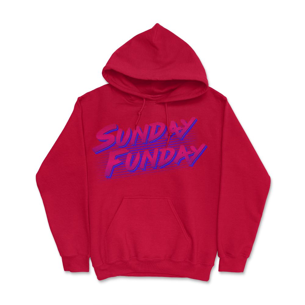 Retro Sunday Funday - Hoodie - Red