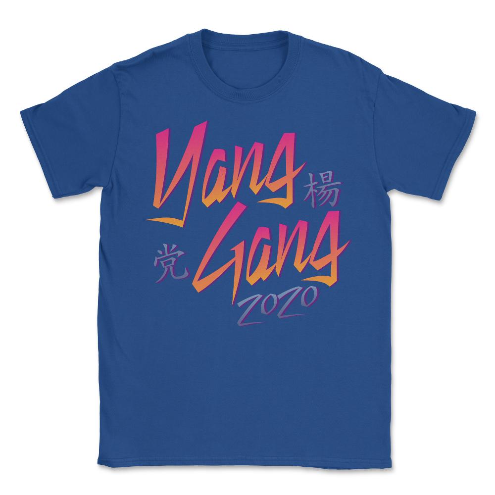 Yang Gang 2020 - Unisex T-Shirt - Royal Blue