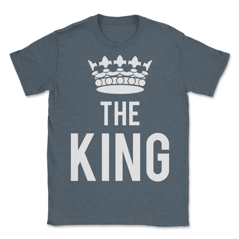 All Hail The King - Unisex T-Shirt - Dark Grey Heather