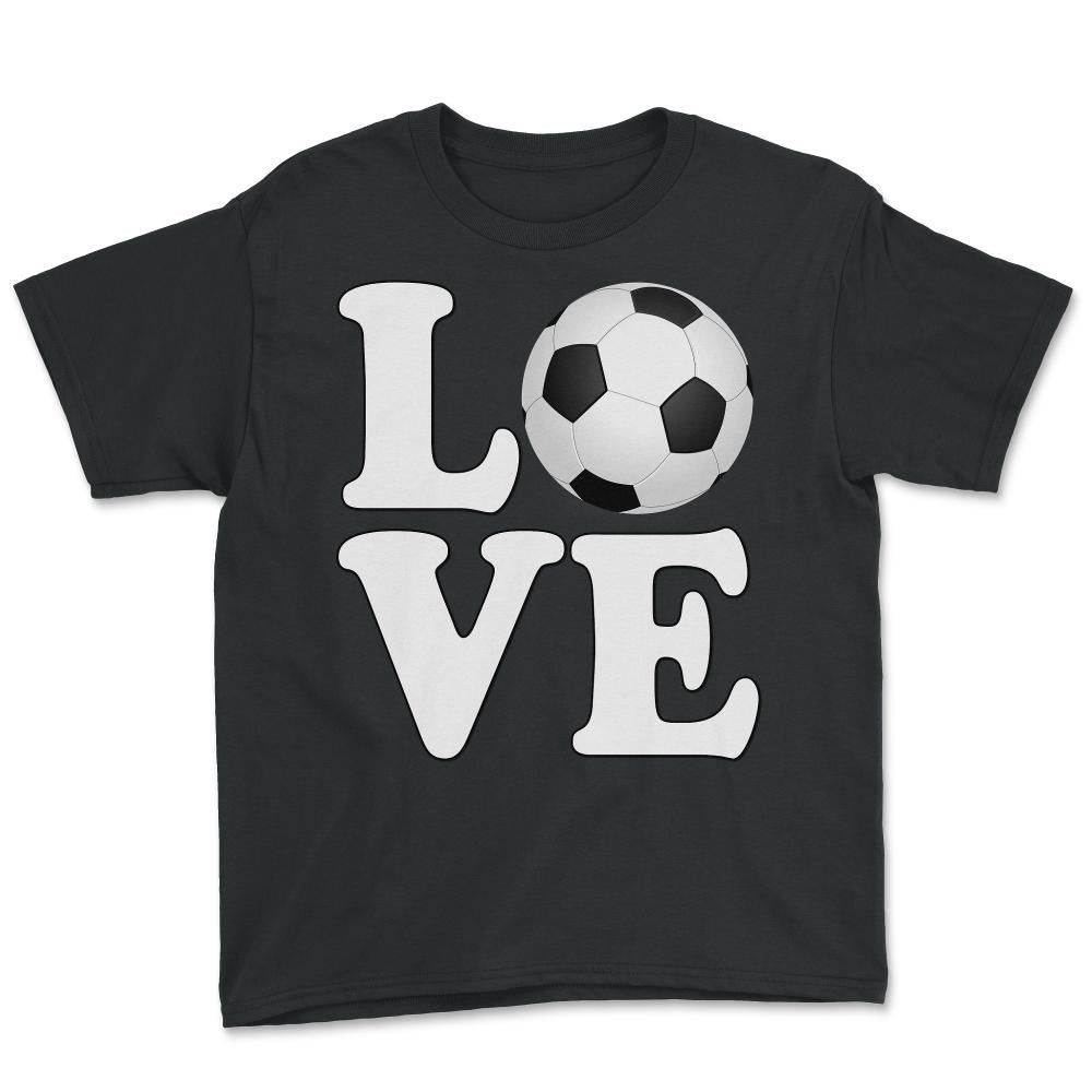Soccer Love - Youth Tee - Black
