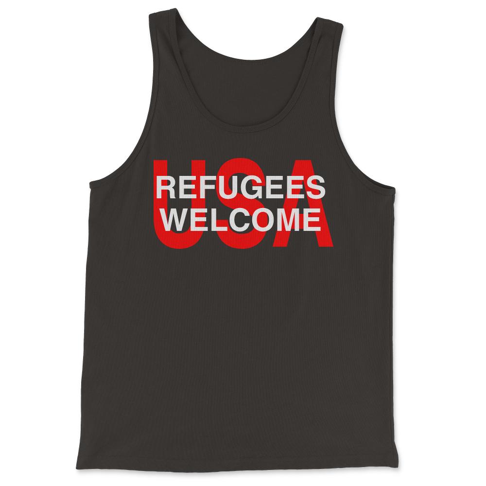 Syrian Refugees Welcome - Tank Top - Black