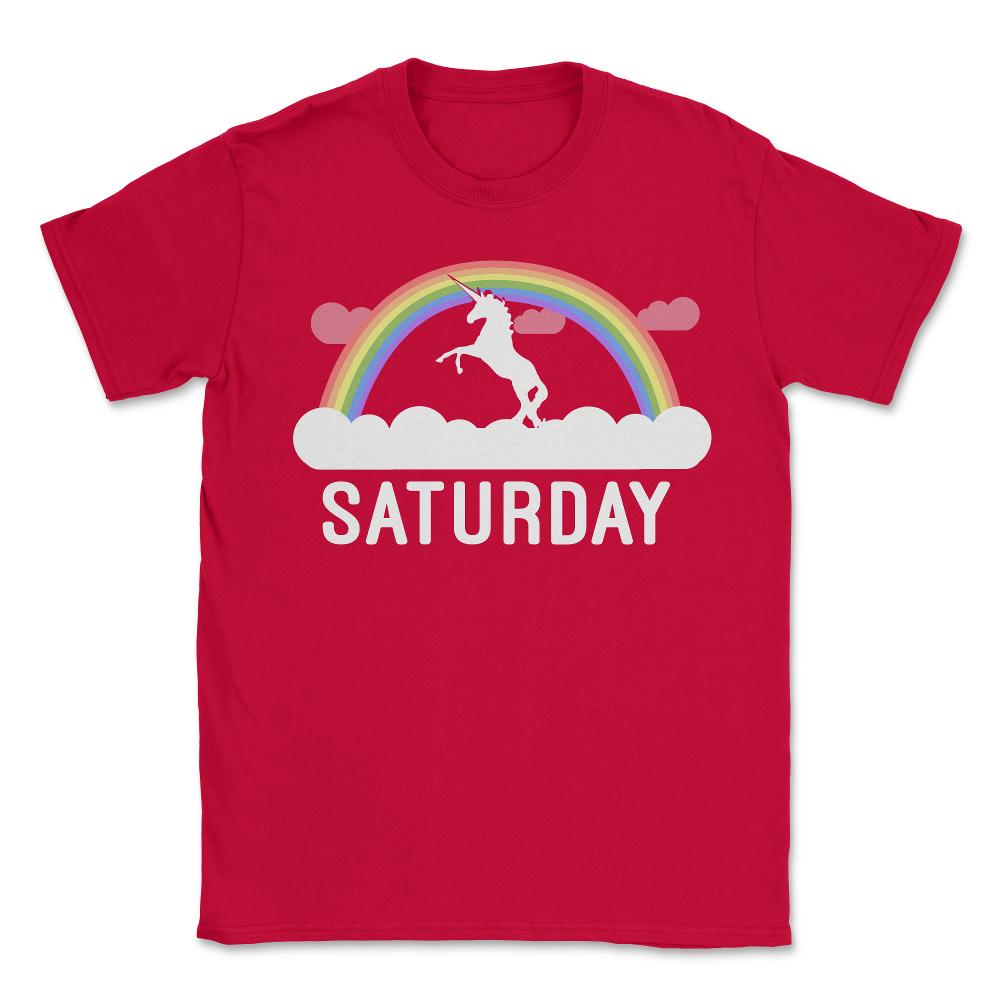 Saturday - Unisex T-Shirt - Red