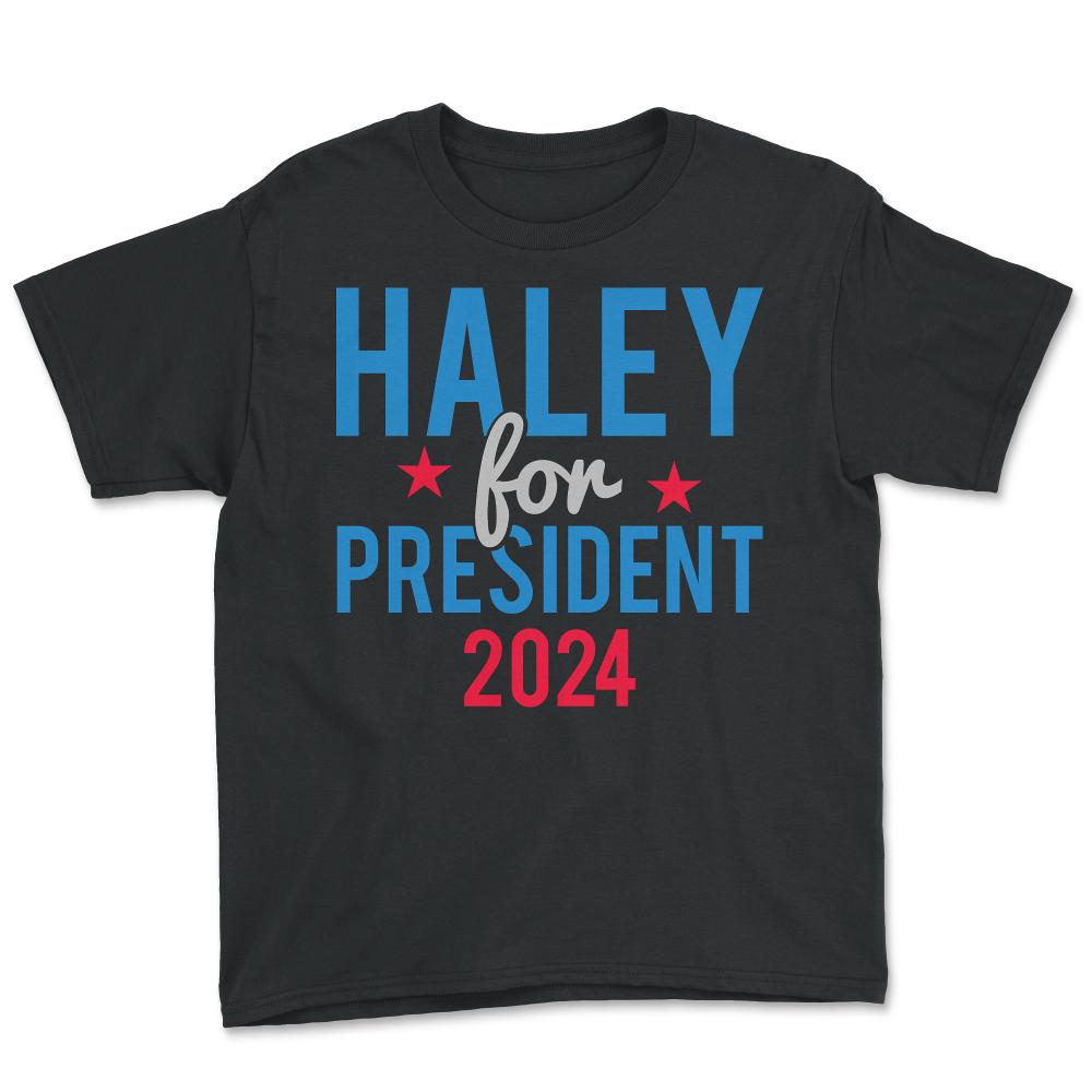 Nikki Haley For President 2024 - Youth Tee - Black