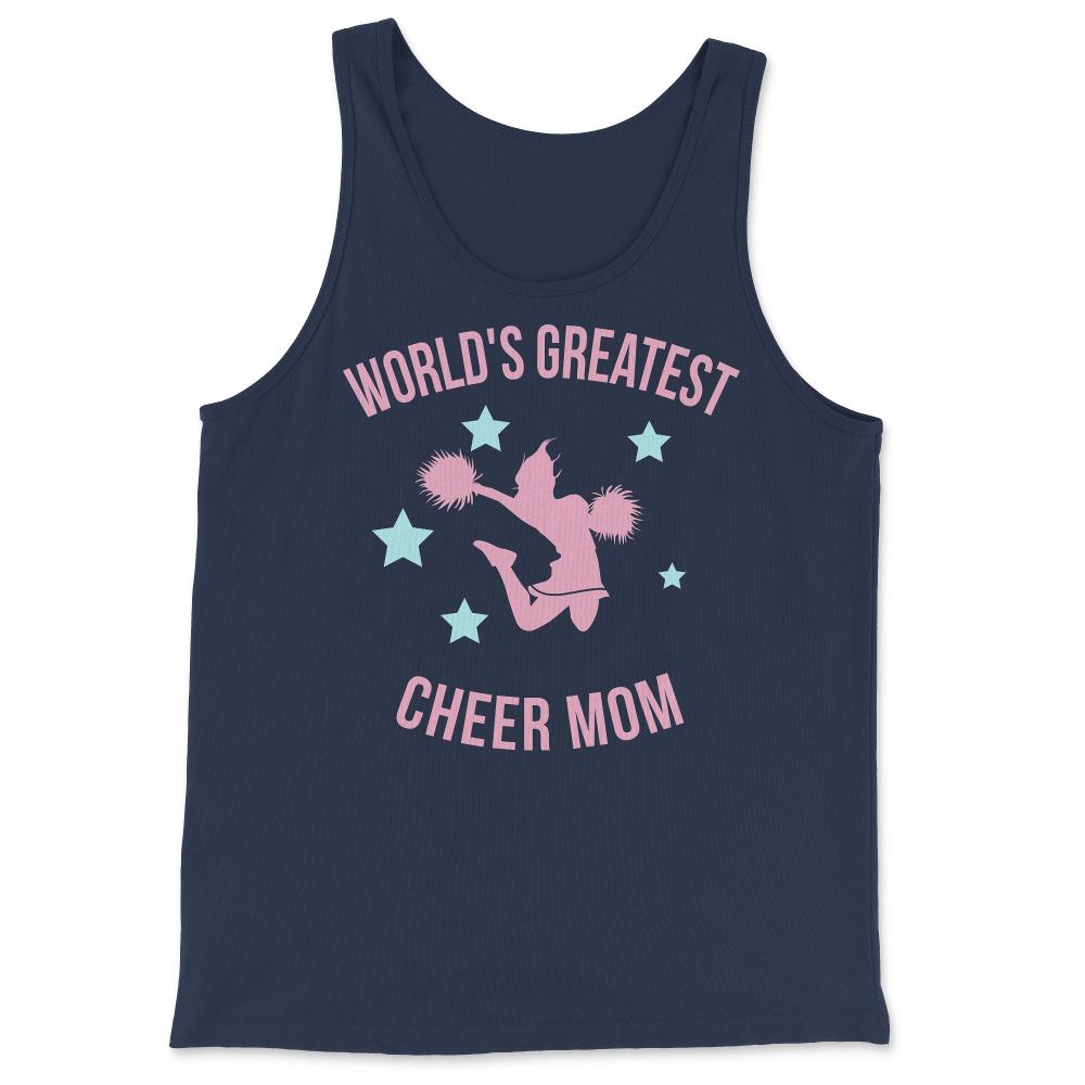 Worlds Greatest Cheer Mom - Tank Top - Navy