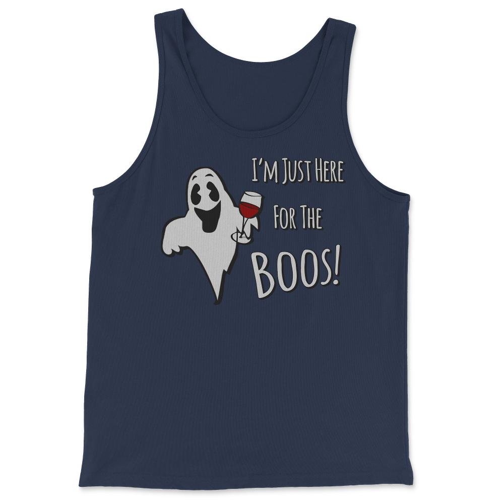 I'm Just Here For The Boos Halloween - Tank Top - Navy