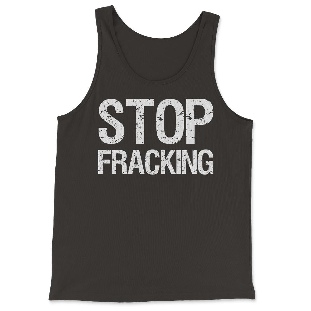 Stop Fracking - Tank Top - Black