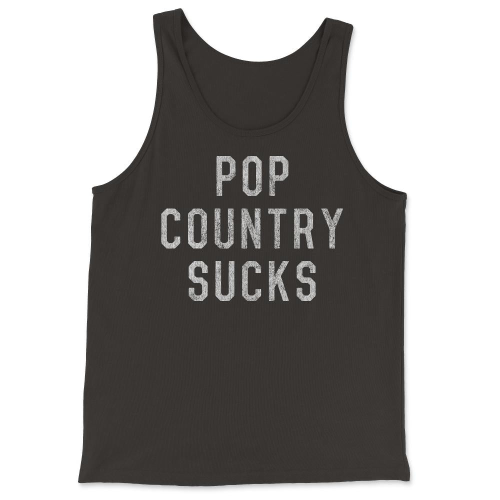 Pop Country Sucks - Tank Top - Black