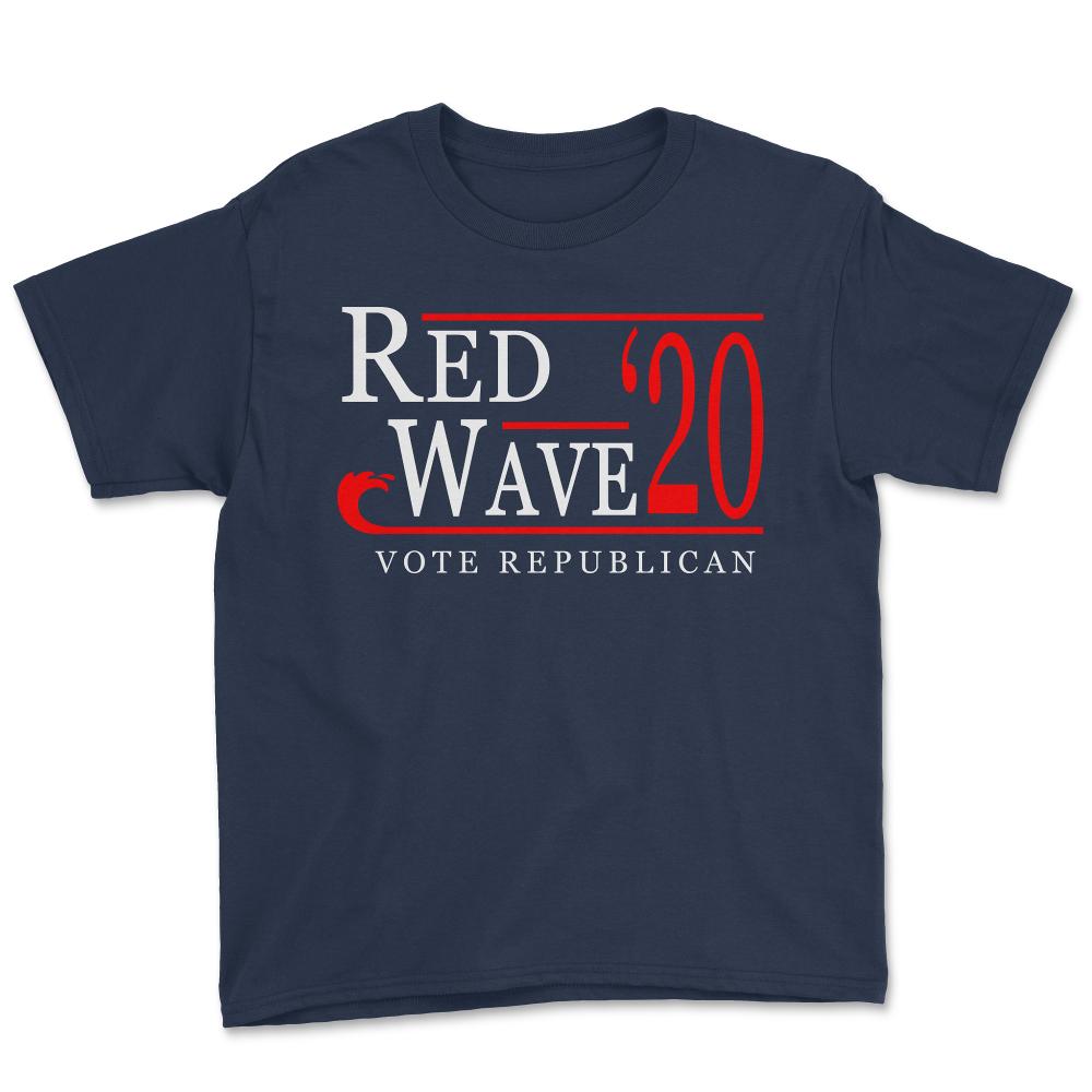 Red Wave Vote Republican 2020 Election - Youth Tee - Navy