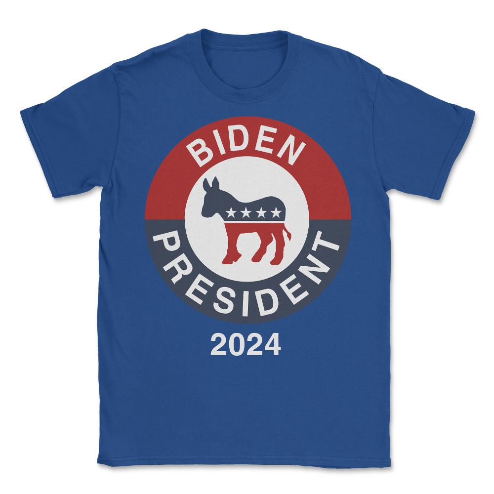 Biden For President 2024 - Unisex T-Shirt - Royal Blue