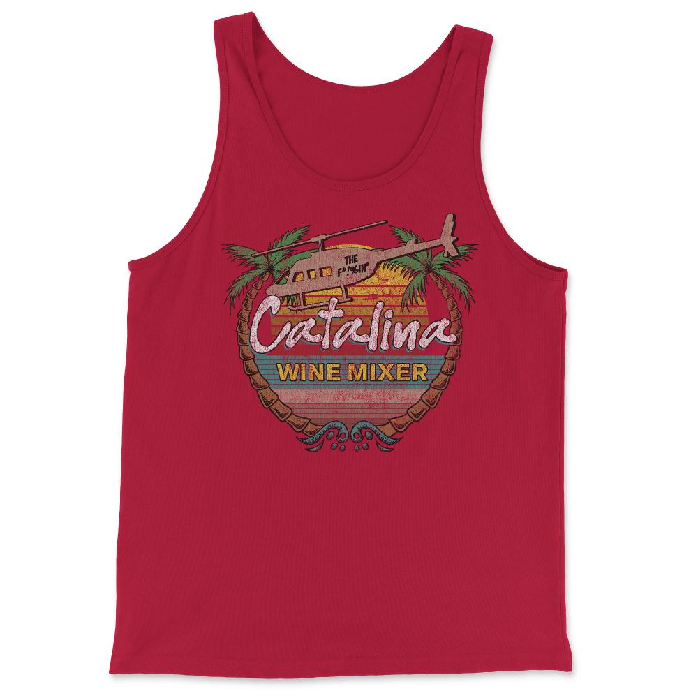 Retro Catalina Wine Mixer - Tank Top - Red