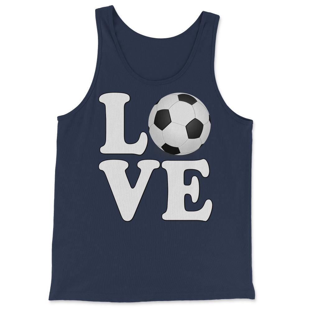 Soccer Love - Tank Top - Navy