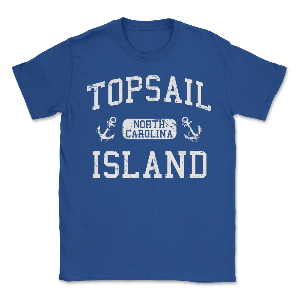 Topsail Island North Carolina - Unisex T-Shirt - Royal Blue