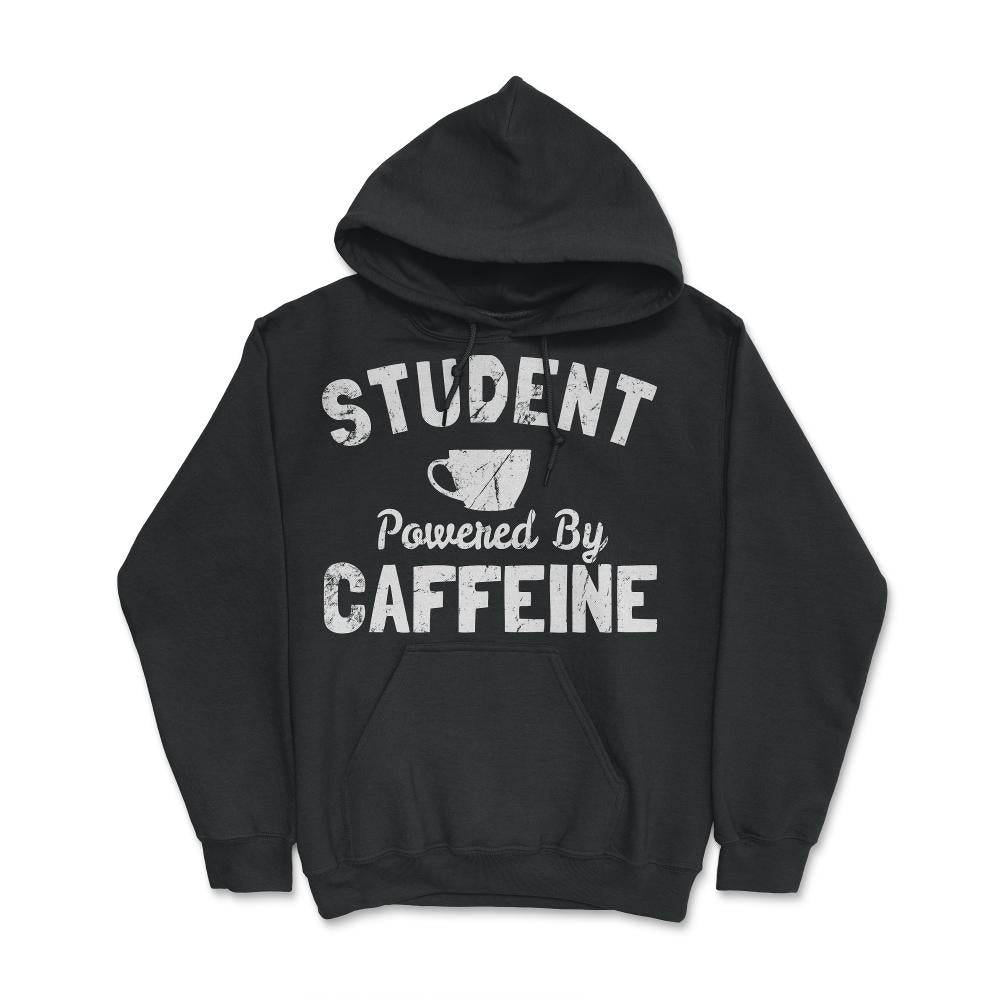 Student Powered by Caffeine - Hoodie - Black