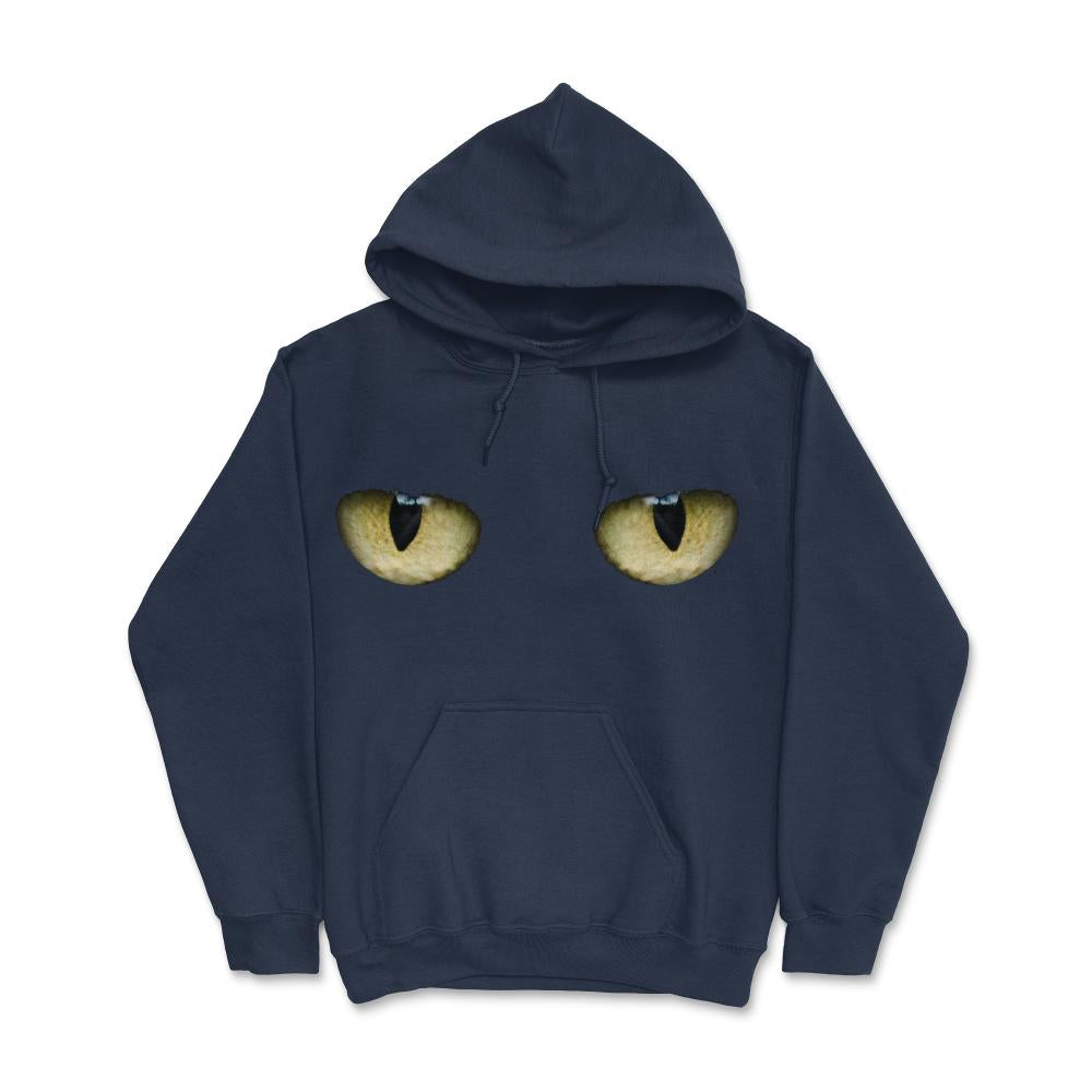 Creepy Cat Eyes - Hoodie - Navy
