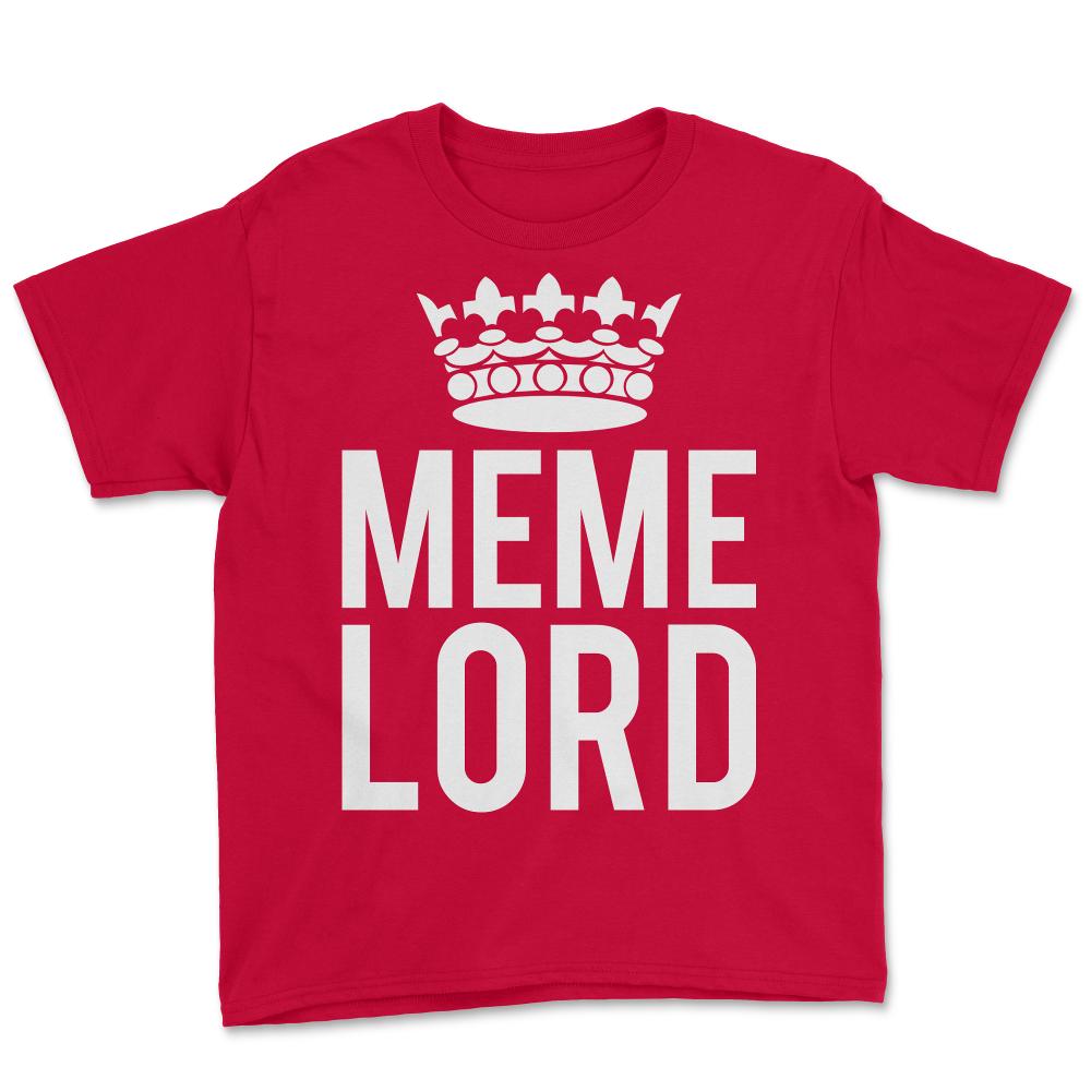 Meme Lord - Youth Tee - Red