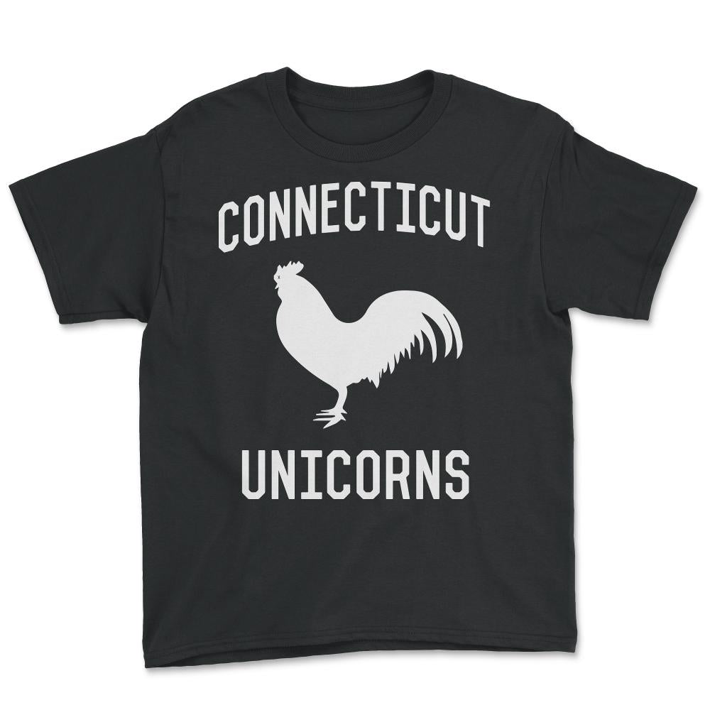 Connecticut Unicorns - Youth Tee - Black