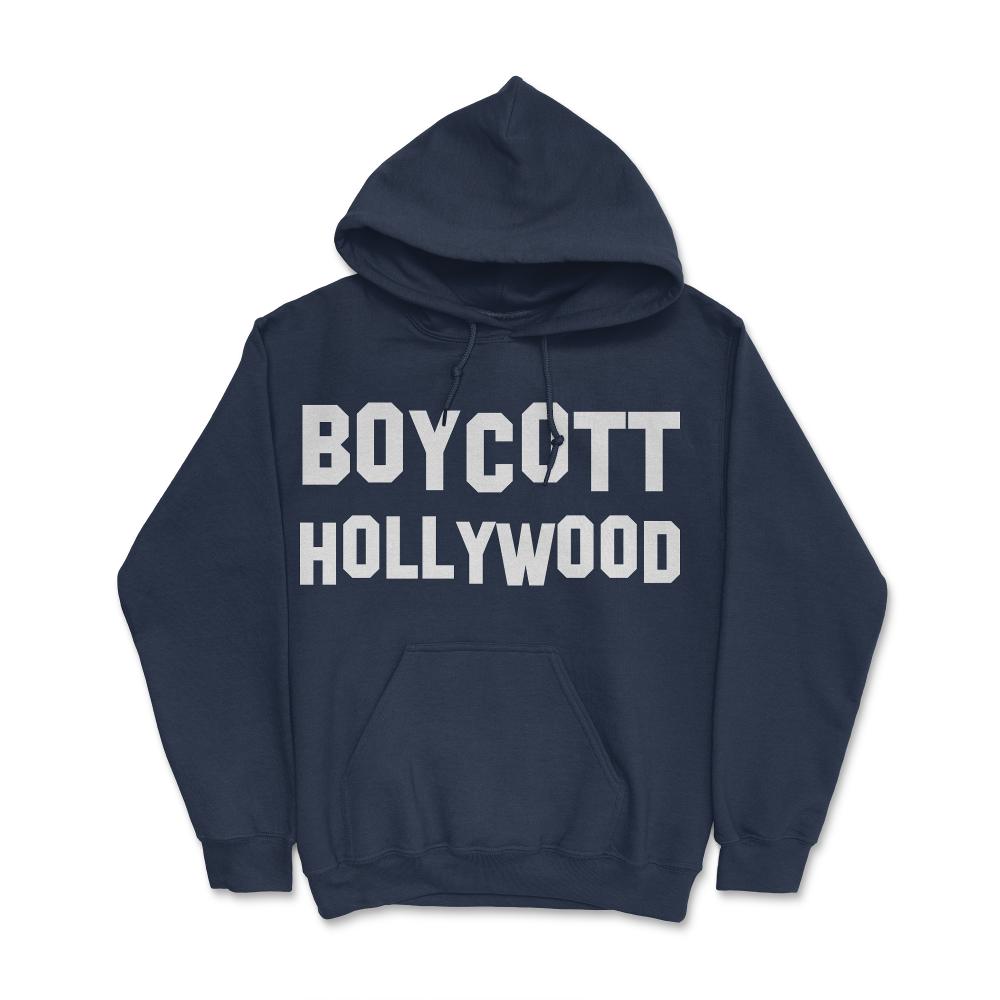 Boycott Hollywood - Hoodie - Navy