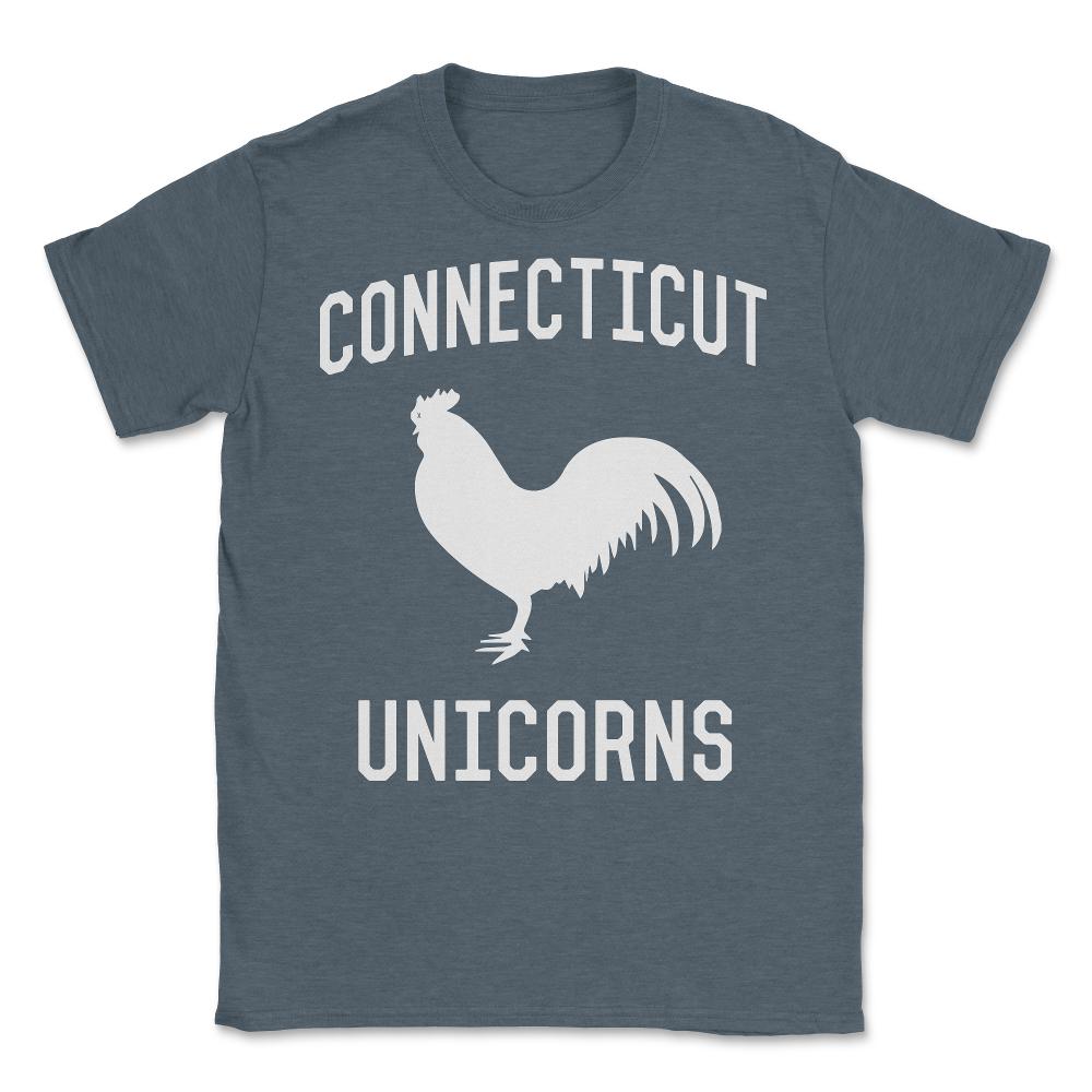 Connecticut Unicorns - Unisex T-Shirt - Dark Grey Heather