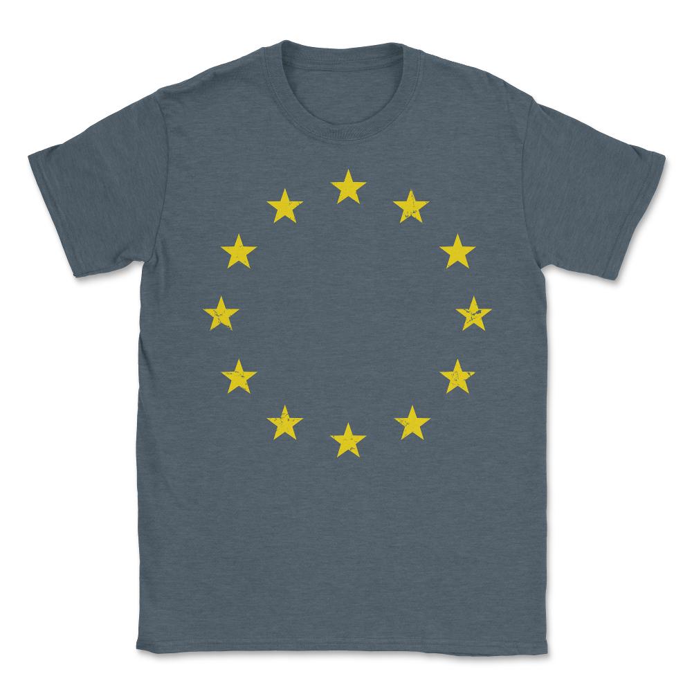 Retro EU - Unisex T-Shirt - Dark Grey Heather