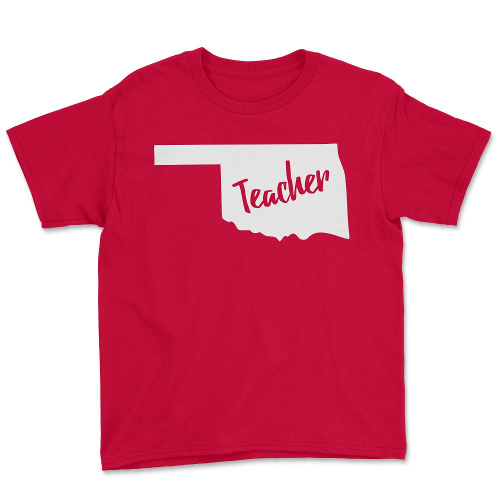 Oklahoma Teacher - Youth Tee - Red